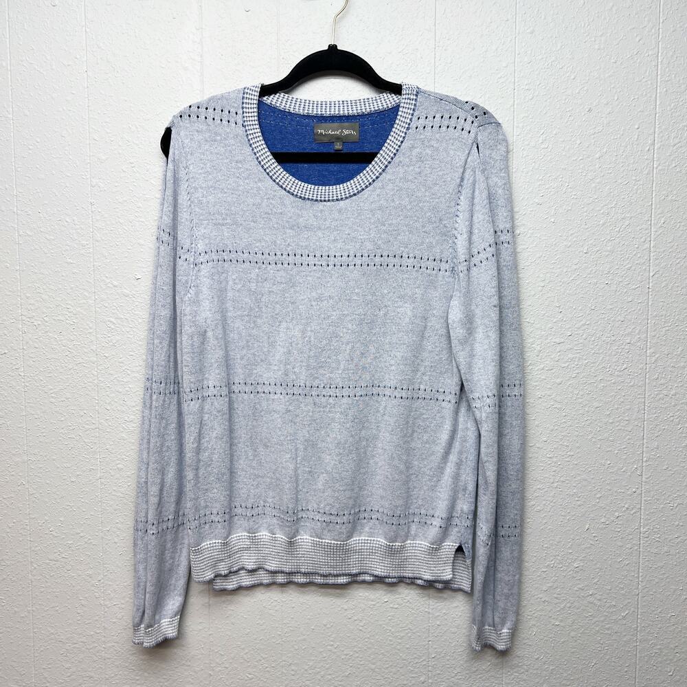 Michael Stars Perforated Womens Sweater Small Casual Workwear Breathable